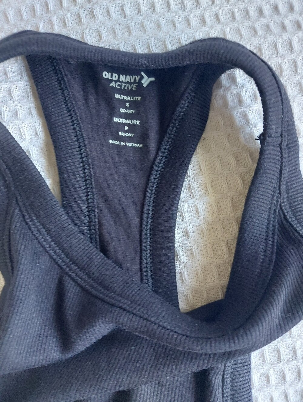 Black Ruched Side Racerback Tank Dress - Picture 5 of 6